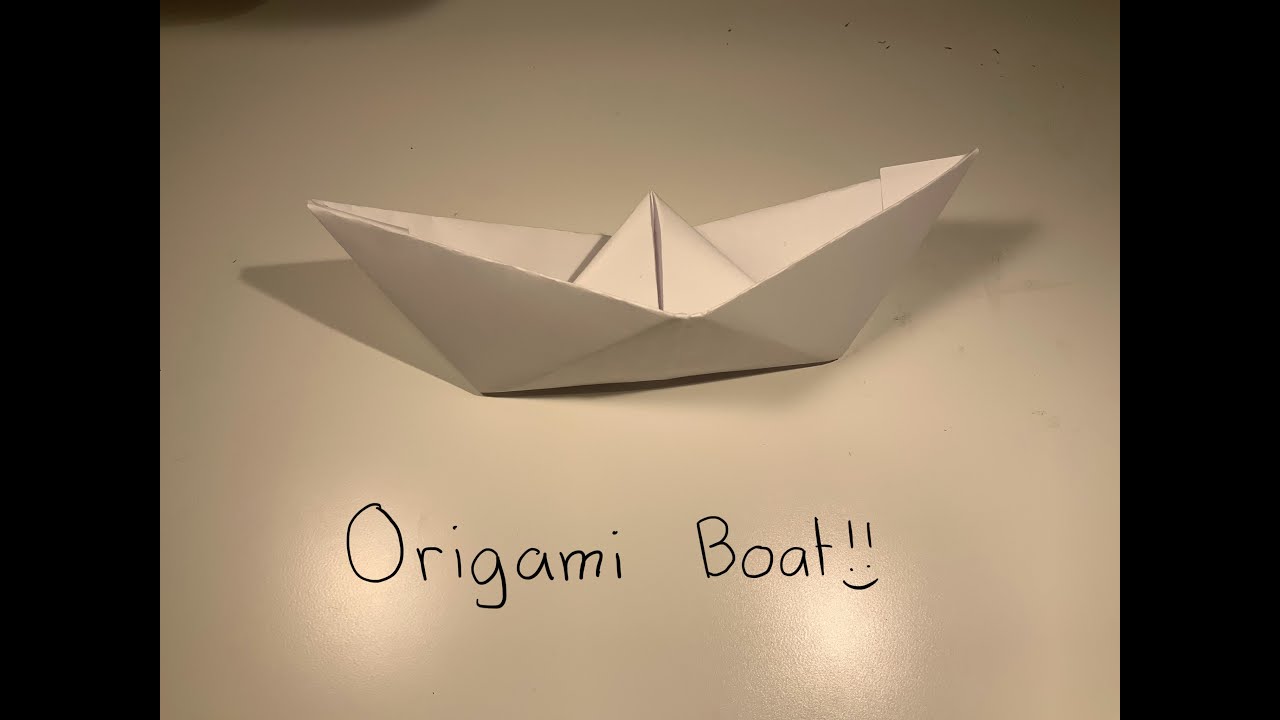 Easy Origami Paper Boat | For Kids