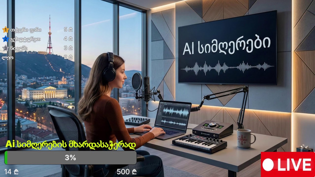 Ai სიმღერები - Live / უსმინე ჩვენს სიმღერებს ლაივში