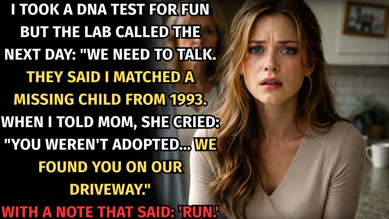 DNA Test Shock: I Matched a Missing Child — My Mom’s Secret Finally Broke