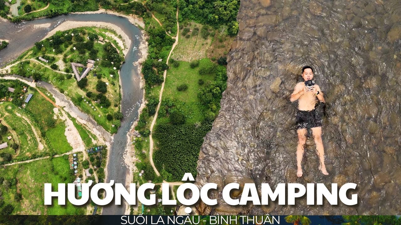HƯƠNG LỘC CAMPING | Cắm trại tắm suối La Ngâu | CAMPING ASMR