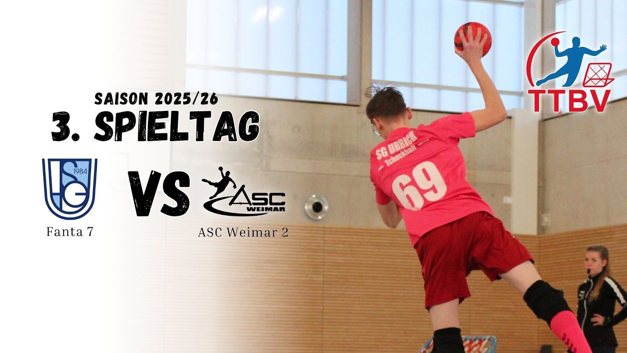TTBL 3. Spieltag | Fanta 7 (SGU) vs ASC Weimar 2 | Saison 2025/26