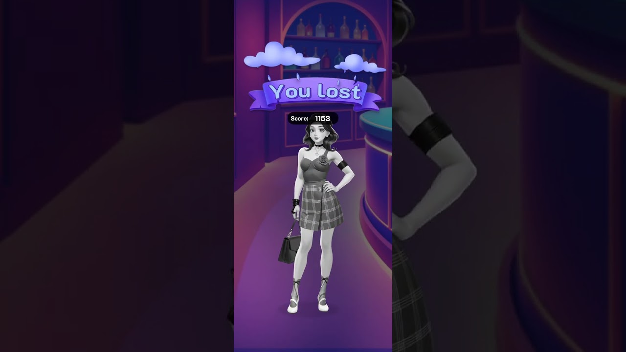 Merge fashion game #gameplay #gaming #casual #game #beautiful #beauty #bts 
