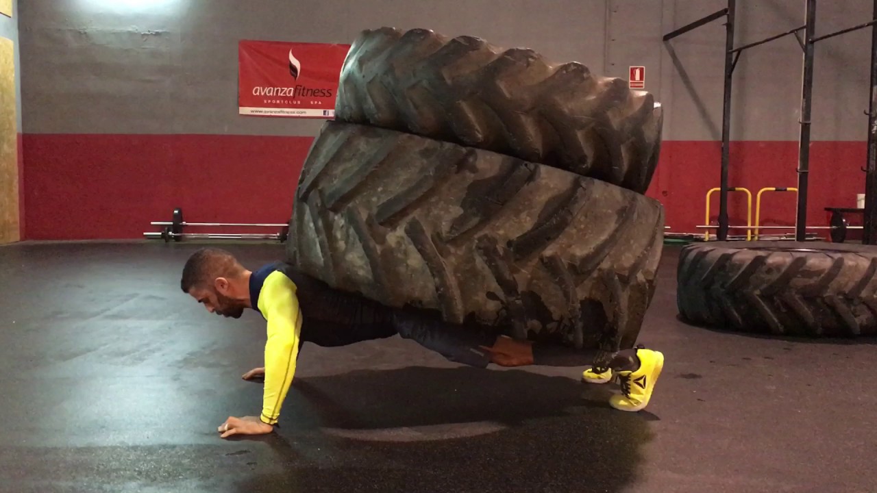 Entrenamiento extremo con ruedas de tractor