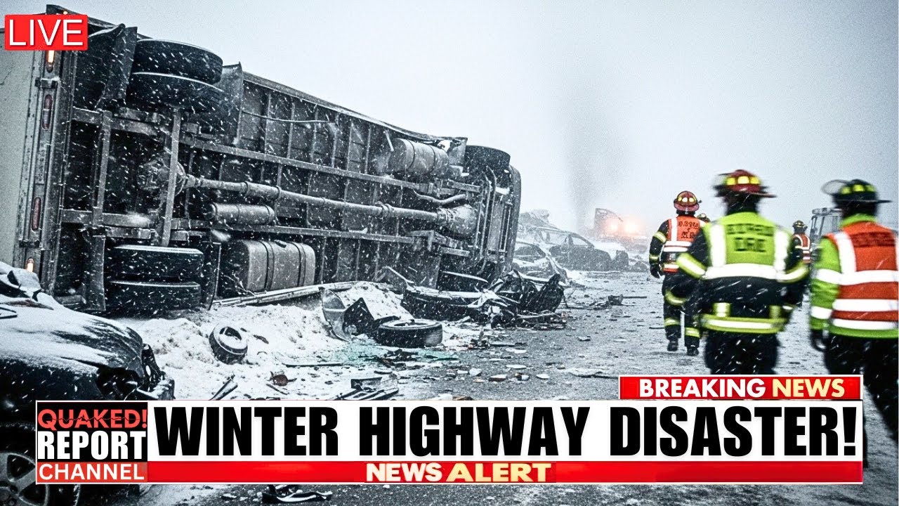 North Carolina SNOWSTORM DISASTER: Pileups Spread Near Charlotte, Highways Jammed...!