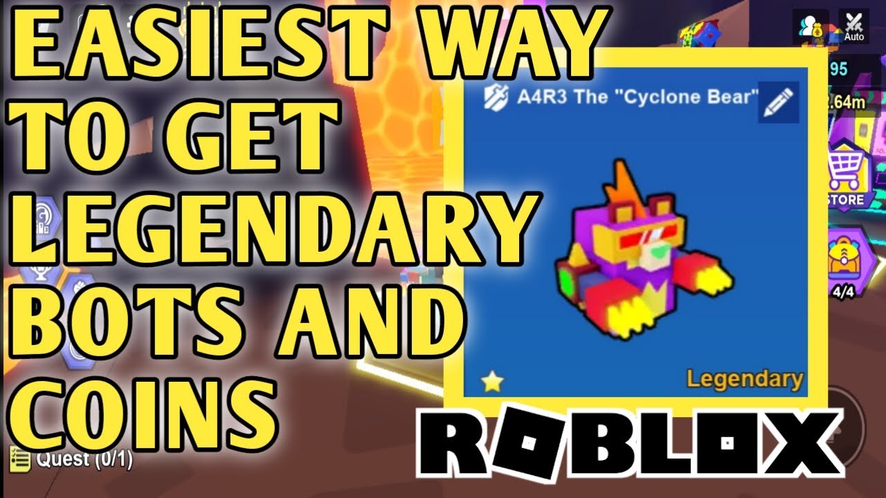 BOT CLASH ,EASIEST WAY TO GET LEGENDARY BOTS ,COINS ETC. / ROBLOX