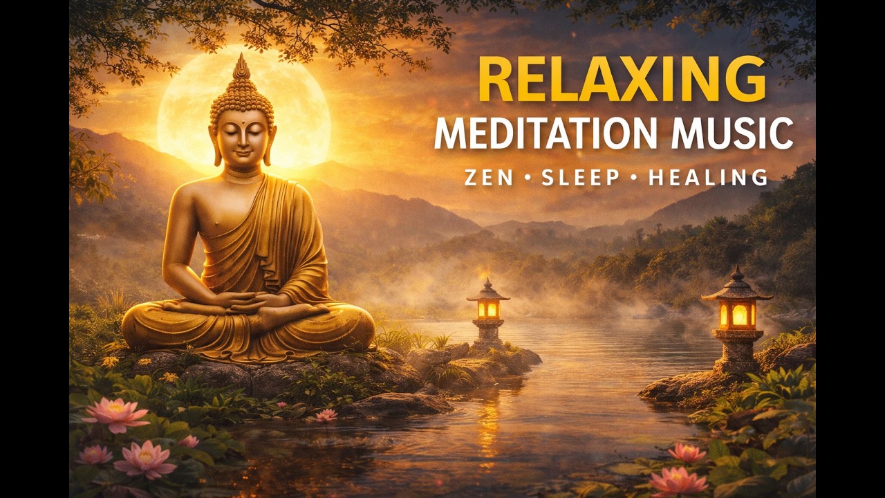Nhạc êm dịu thư giãn Phật Giáo, thiền định, học tập | Buddha Relaxing Music – Inner Peace & Healing