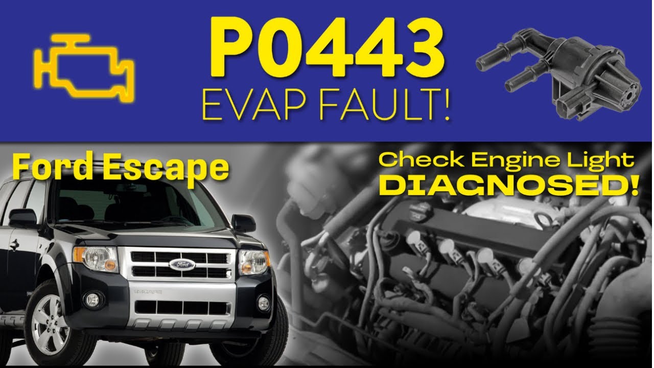 P0443 Evap Fault! Check Engine Light Diagnosed! Ford Escape