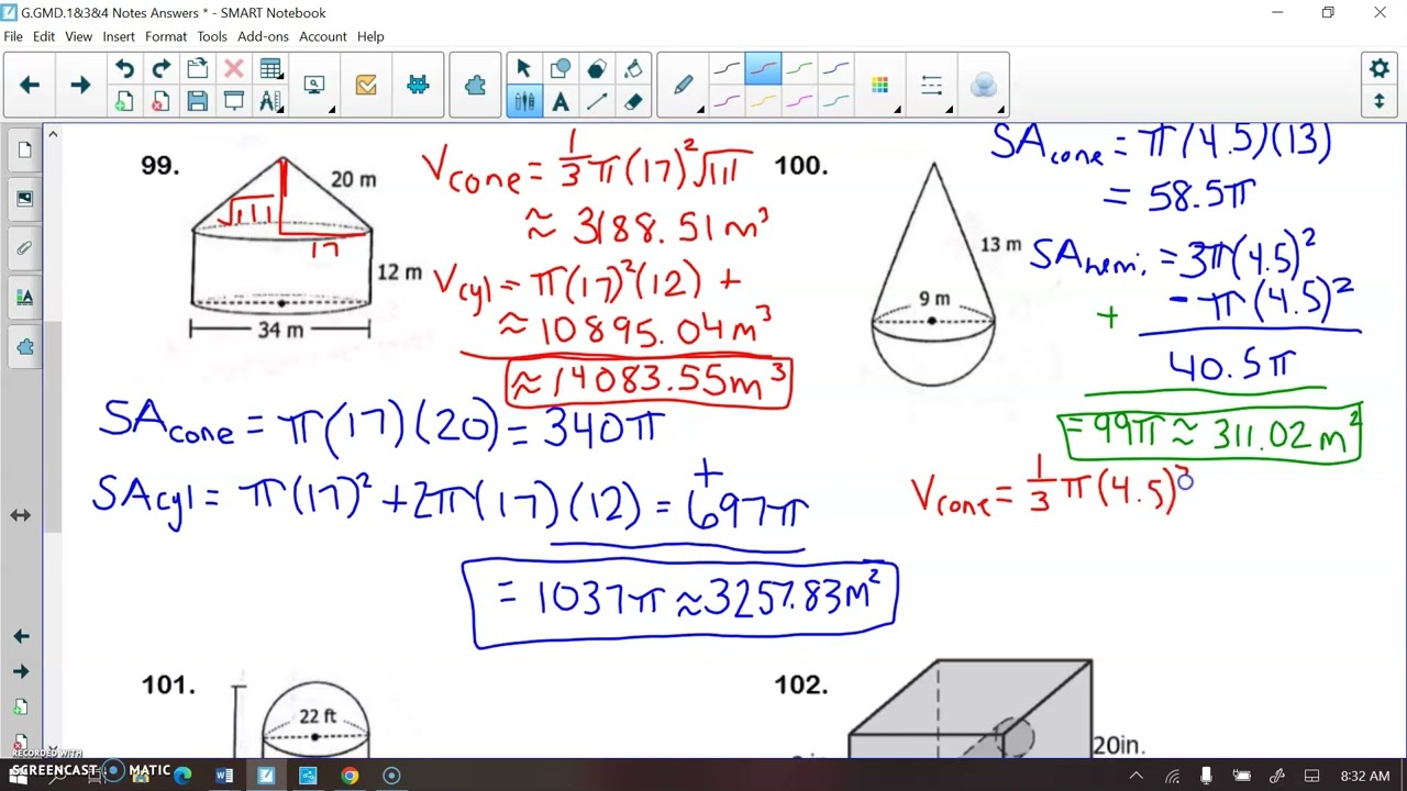 G.GMD.1/3/4 Level 4 Video #1 Part 1