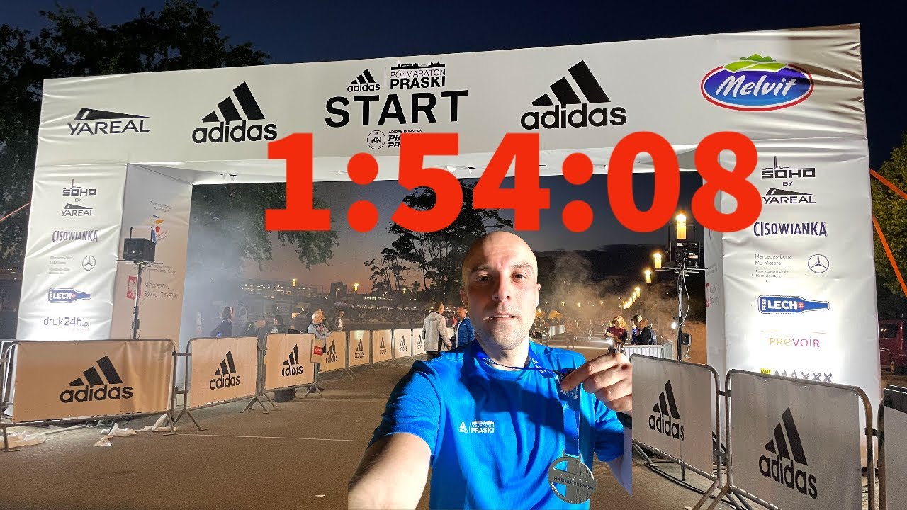 7. Nocny adidas Półmaraton Praski - TAAAAK!🔥🏃🏻‍♂️🏁