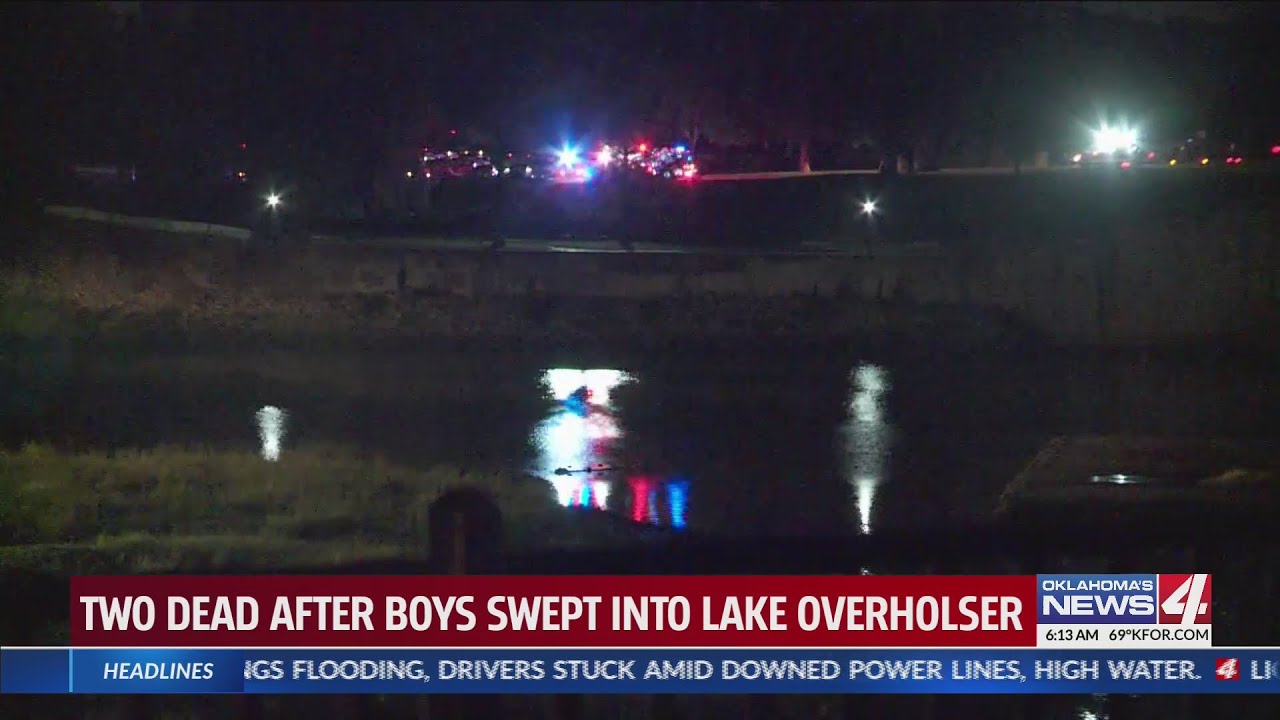 Two dead after boys swept into Lake Overholser