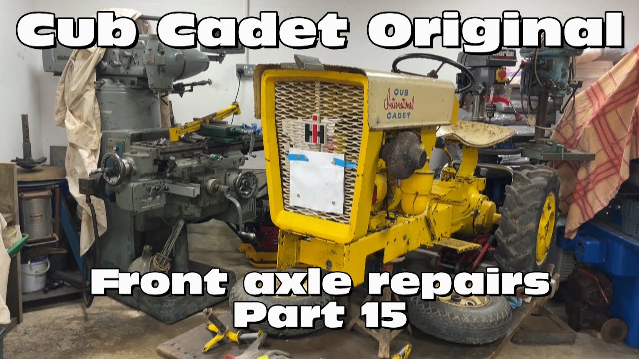 Оригинальная запчасть для Cub Cadet - Ремонт передней оси (Часть 15)