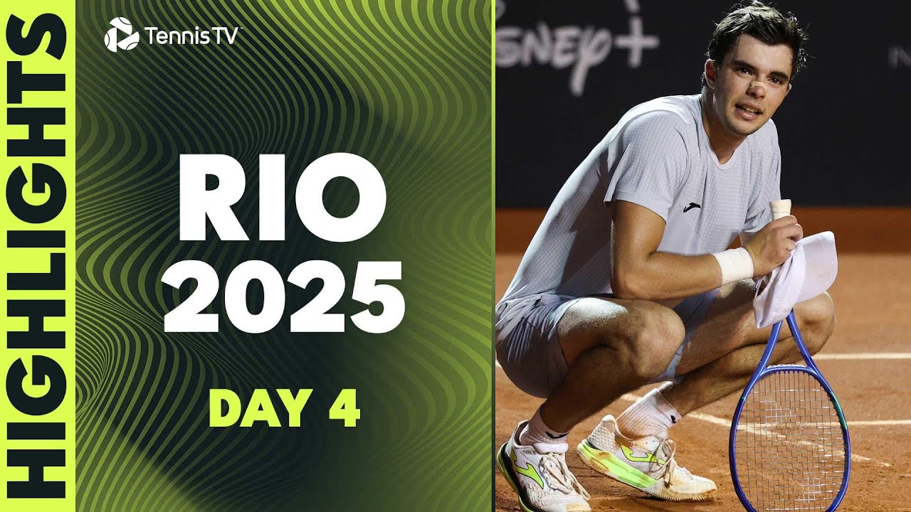 Faria Locks Horns with Munar; Etcheverry, Cerundolo in Action | Rio Open 2025 Day 4 Highlights