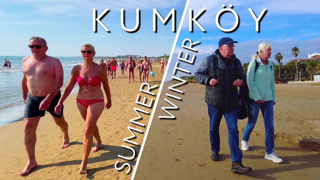Side Kumköy. Spaziergang am Strand. Samt-Saison vs Winter. TÜRKEI  #kumköy #side #türkei #antalya