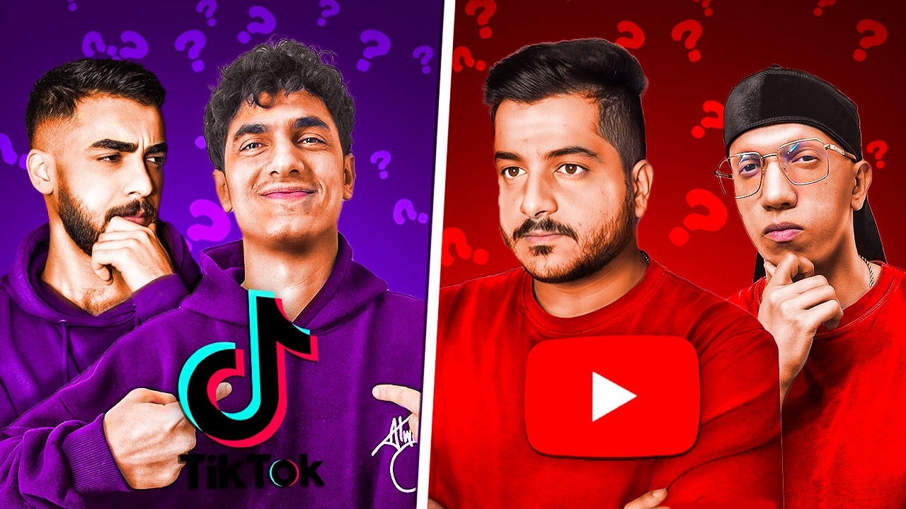 تحدي اليوتيوب ضد التكتوك !!