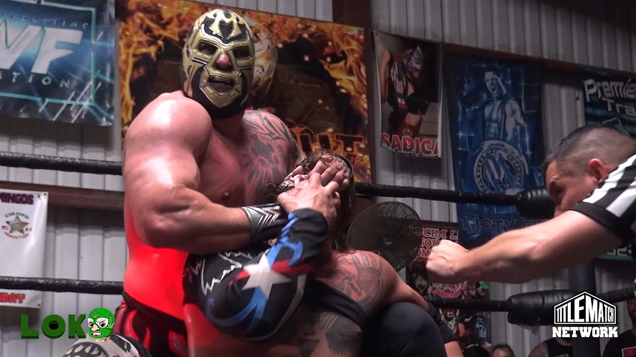 Mil Muertes vs El Cuervo de Puerto Rico - Loko Wrestling - Title Match Network