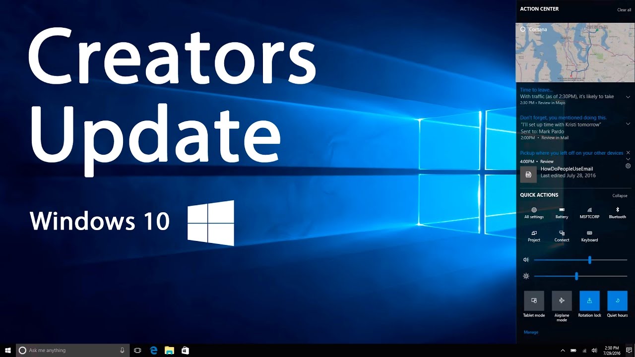 Windows 10 Creators Update, novedades en espa&ntilde;ol