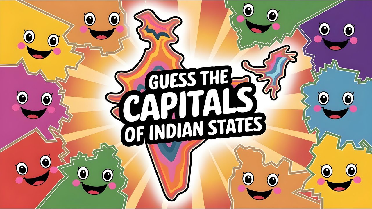 Guess the Capitals of Indian States 🌏 | the Capital Cities of India Quiz Challenge | ChilliPop