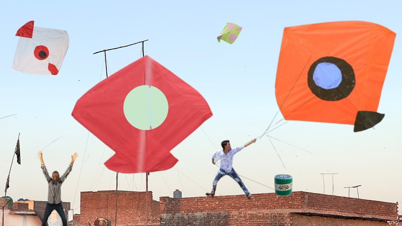 Cutting Kite Caught Vs Kite Beautiful Challenge