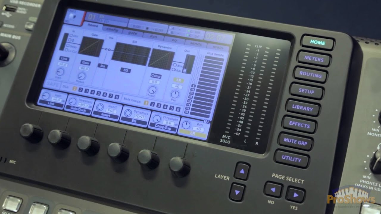 Behringer X32 - Salvando Cenas