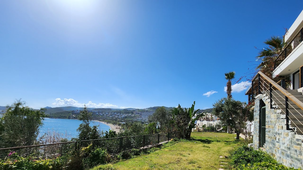 Bodrum Ortakent Yahşi Denize Sıfır Satılık Villa #bodrum #emlak #satılık  #ortakent