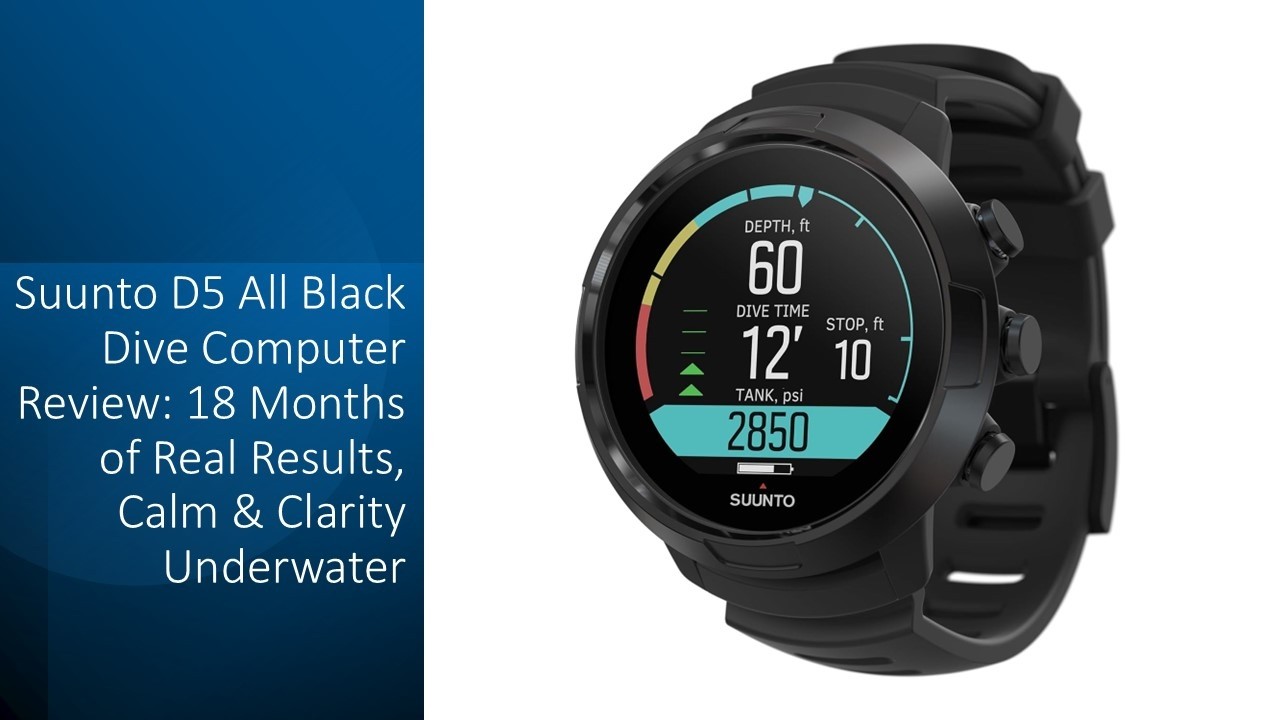 Обзор дайв-компьютера Suunto D5 All Black: 18 месяцев реальных результатов, спокойствие и четкост...