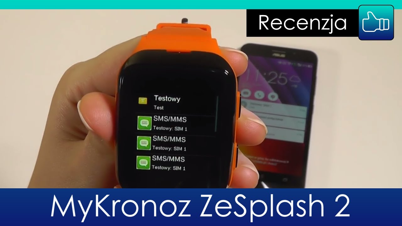 Smartwatch MyKronoz ZeSplash 2 - Recenzja / Test / Opinie
