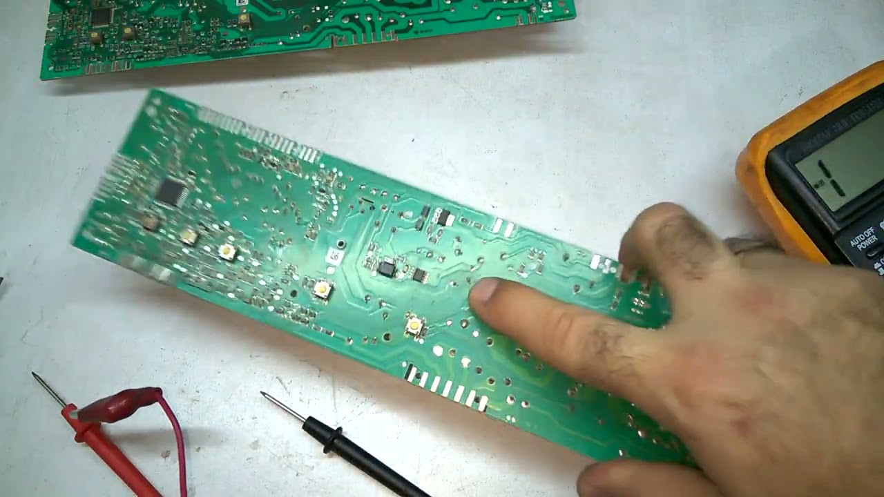 Placa lavarropas drean blue. Medición de cada componente con multimetro paso a paso super fácil