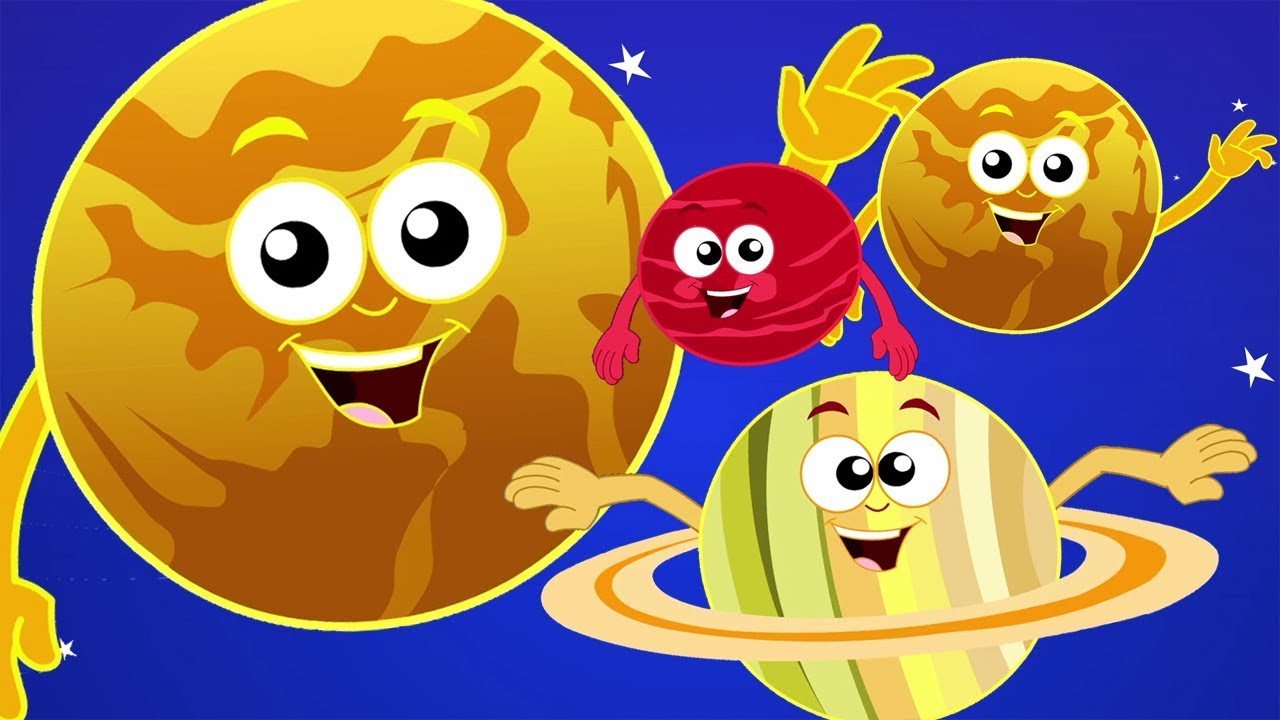 Planeten Lied | Sonnensystem Lied | Bildungs Lieder | lernen Planeten Namen | Planets Song In German