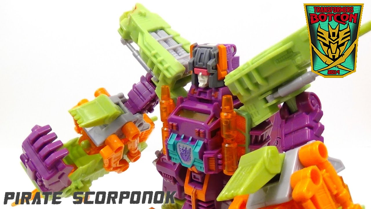 Botcon 2014 Pirate Scorponok