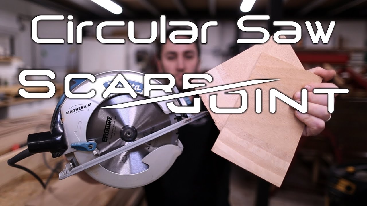 How to Cut a Scarf Joint In Plywood Using a Circular Saw | How to Join Plywood