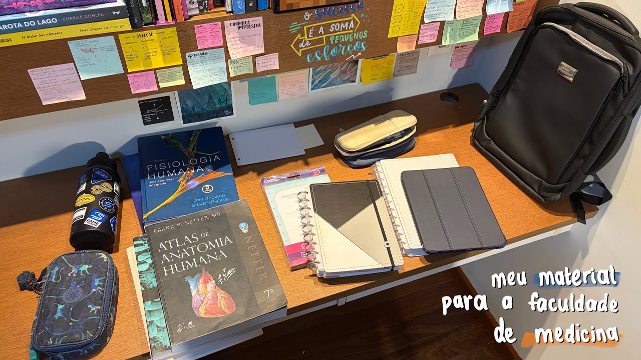 O que vou levar para a faculdade? 🥼 ~ meu material universitário 📚