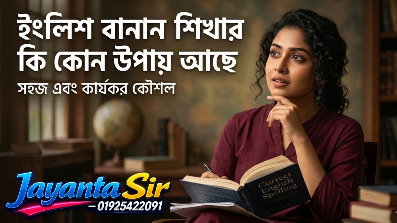 যে ৪ টি কারনে আপনি ইংলিশ বানান পারেন না ।। For Reasons why you can't spell well #englishwithjayanta