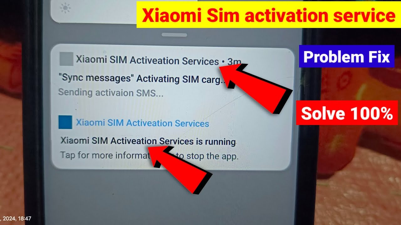 Xiaomi sim activation service problem | Xiaomi  SIM Activation service is  running problem
