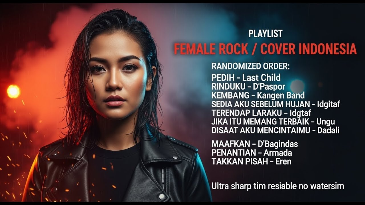 ROCK POWER 10 Lagu GALAU Indonesia Versi Cewek