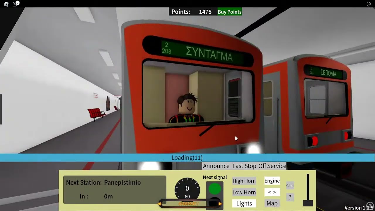 Metro Transport Athens Metro Driver & Passenger mode