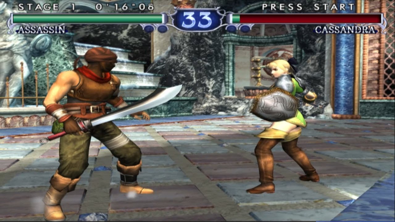 Soul Calibur 2 (JPN) [PS2] - play as Assassin