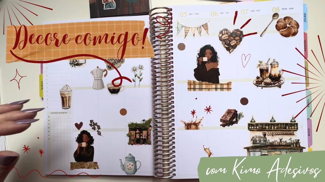 Decore comigo mais uma semana do planner da Paperview!