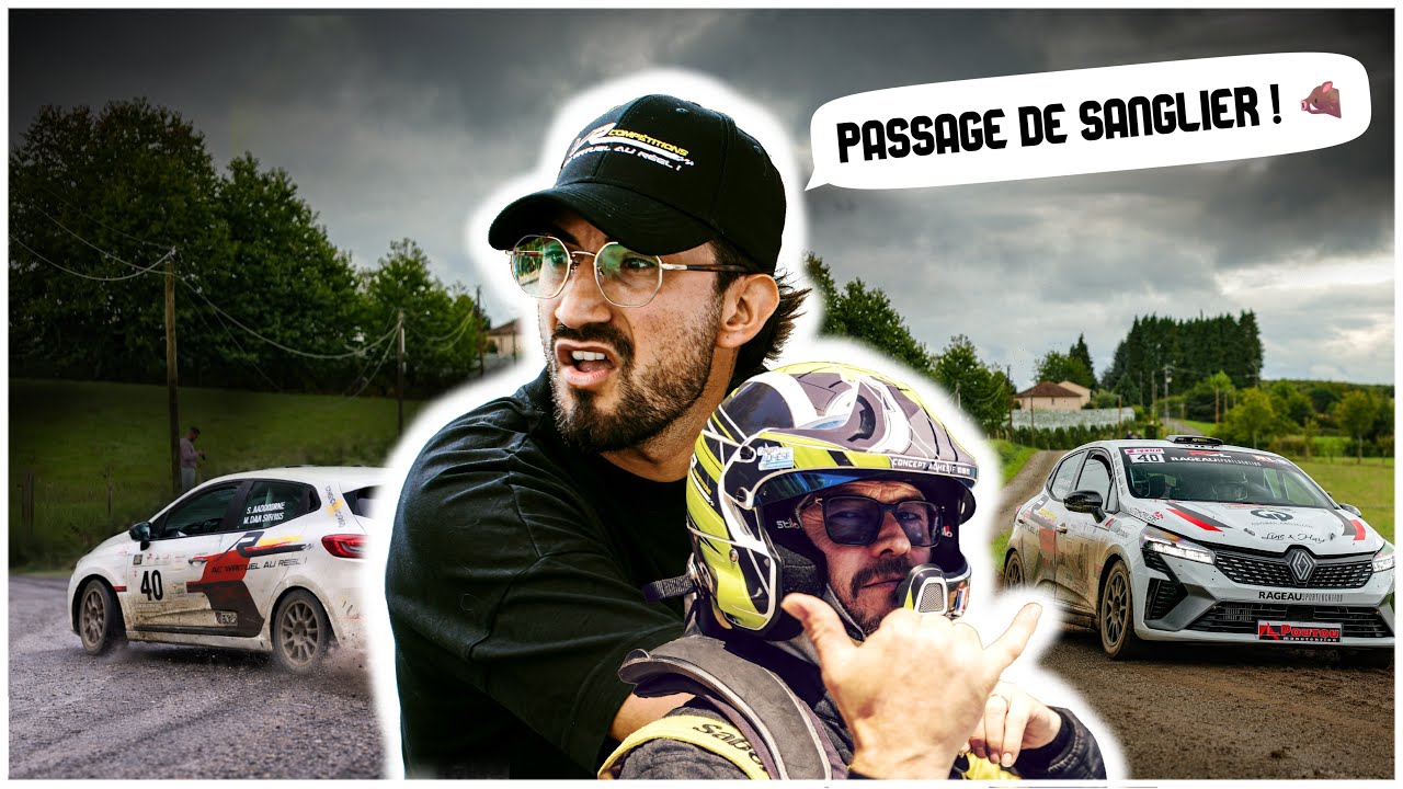 Un passage de SANGLIER 🐗 es9 / Rallye de Saint-Yrieix 2025 ! 🍏