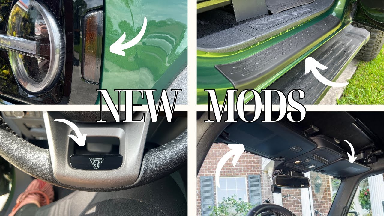 Smoked Sidemarker Overlays, Door Sills & Airbag Stickers - 2021+ Bronco