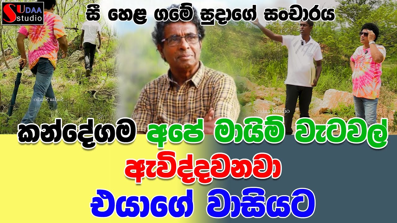 කන්දේගම අපේ මායිම් වැටවල් ඇවිද්දවනවා | එයාගේ වාසියට | සී හෙළ ගමේ සුදාගේ සංචාරය | SUDAA STUDIO |