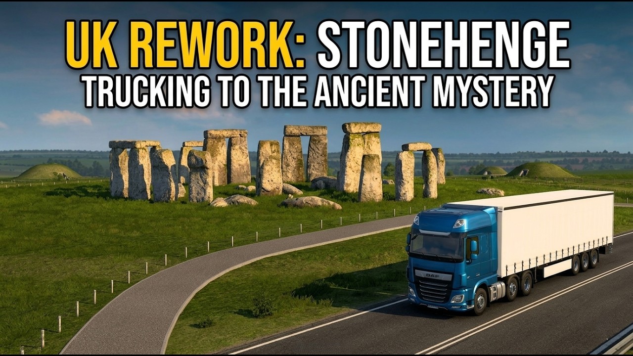ETS2 UK Rework: Official Stonehenge & Wiltshire Countryside Preview