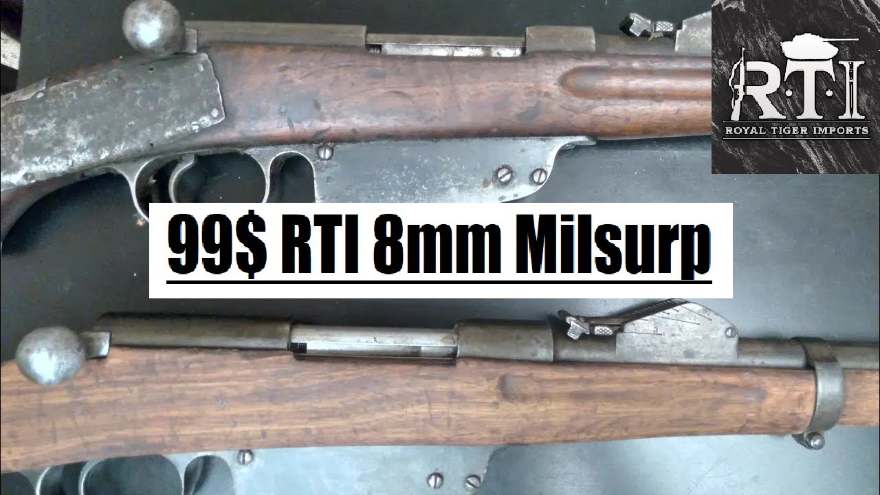 Another 99$ C Grade Royal Tiger Imports 8mm Military Surplus Rifle - Steyr 88-90 Straight Pull Rifle