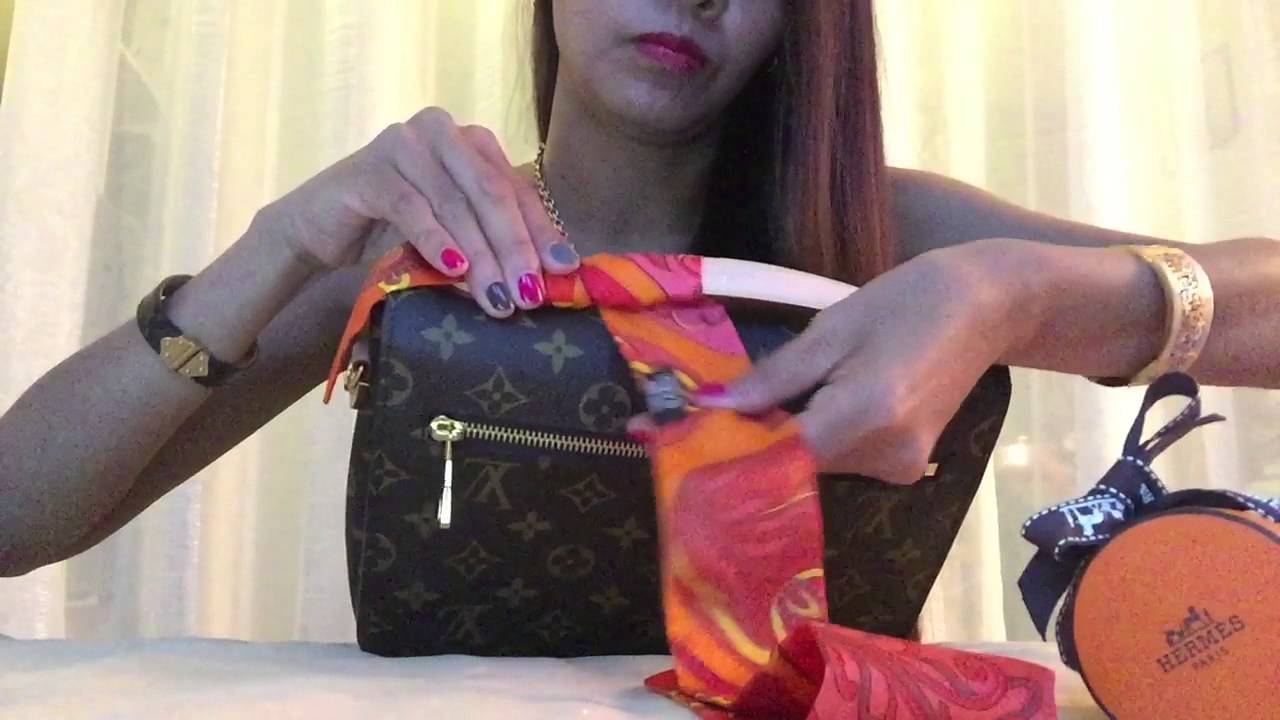 Louis Vuitton Pochette Metis / How to Tie a Hermes Twilly ...