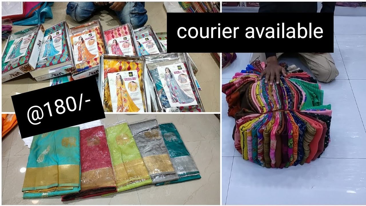 Madina dailywear sarees @180 with courier facility| lockdown spl offers