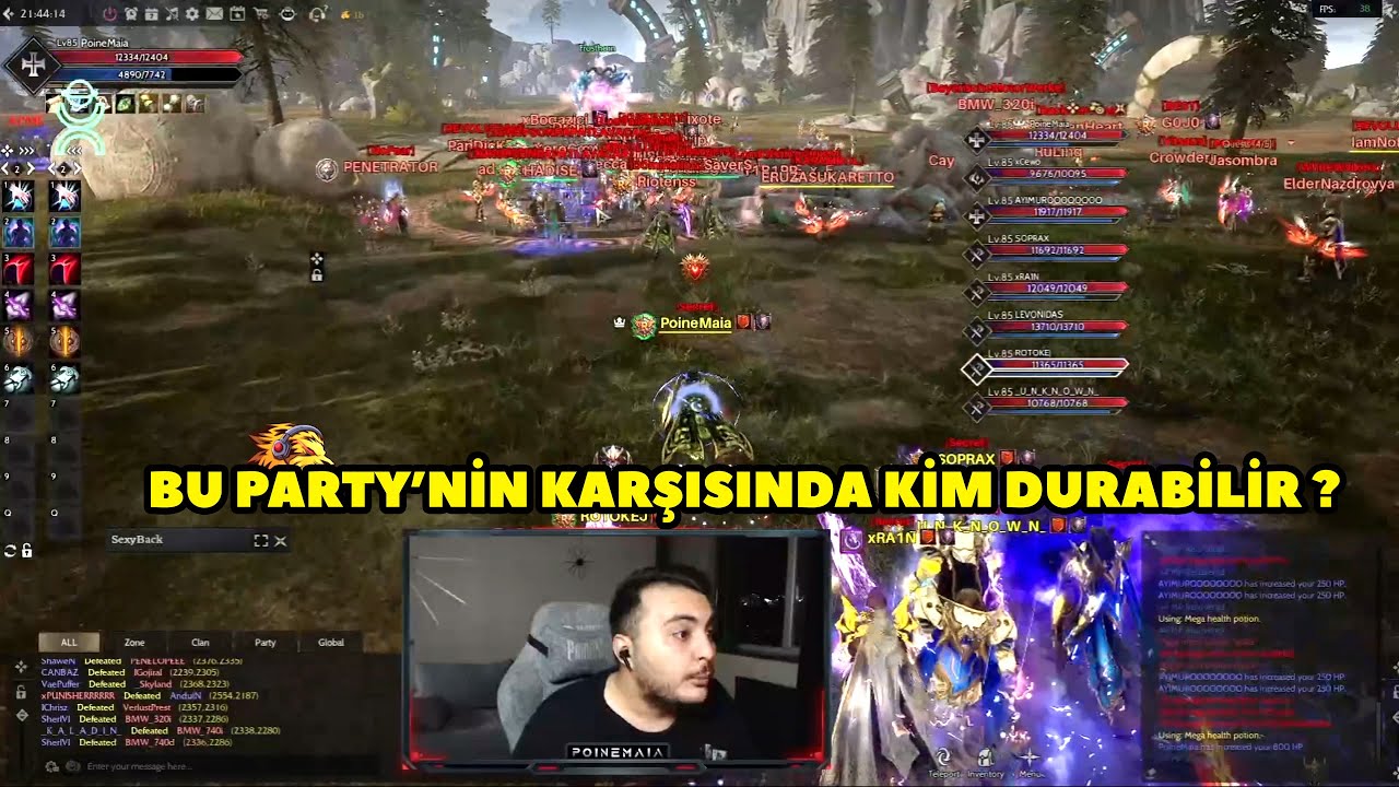 PoineMaia - (Galia) Secret Clanın En iyi Mele Charları PK'ya &Ccedil;ıkarsa :D ! Rise Online