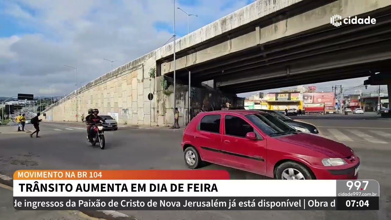 Manhã Cidade - 20.02.26 - Trânsito na BR 104 aumenta com feiras no Polo de Confecções