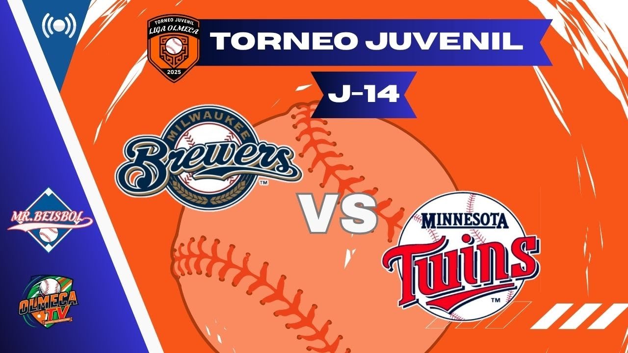 ⚾️ MILWAUKEE vs TWINS | TORNEO JUVENIL LIGA OLMECA
