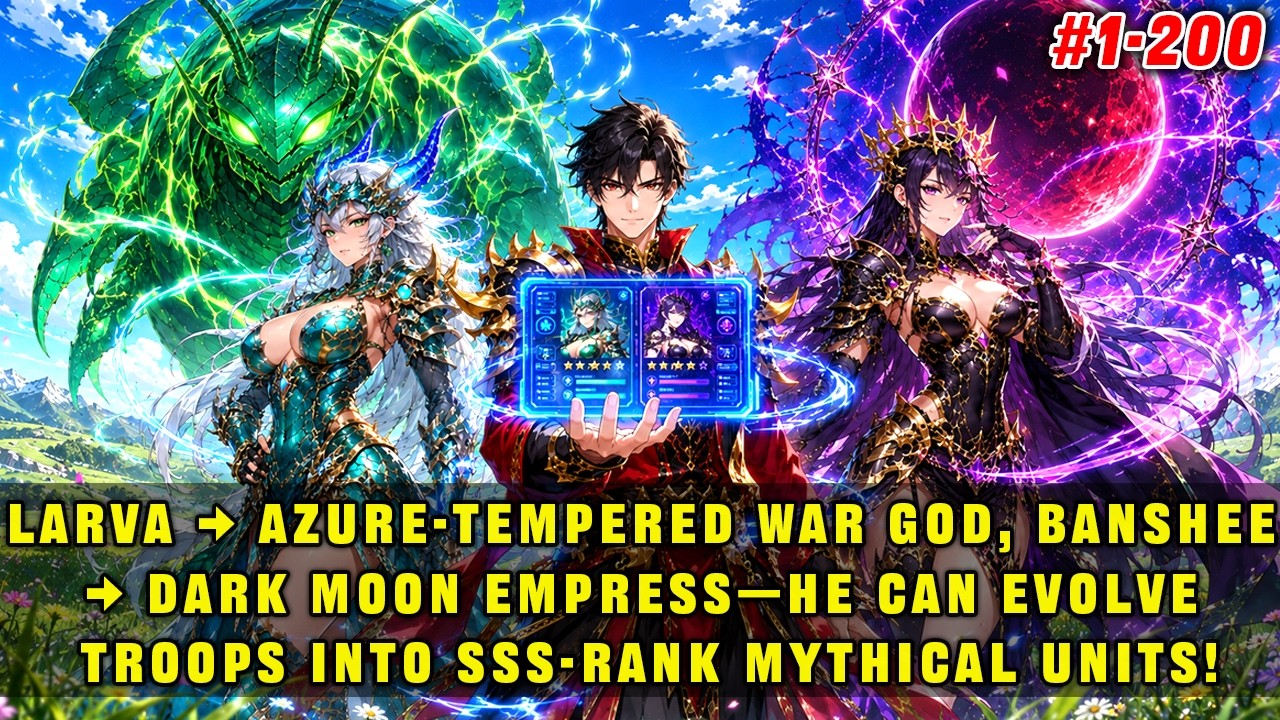 🔥Larva &rarr; Azure-Tempered War God, Banshee &rarr; Dark Moon Empress&mdash;He Can Evolve Troop Types to SSS Rank!