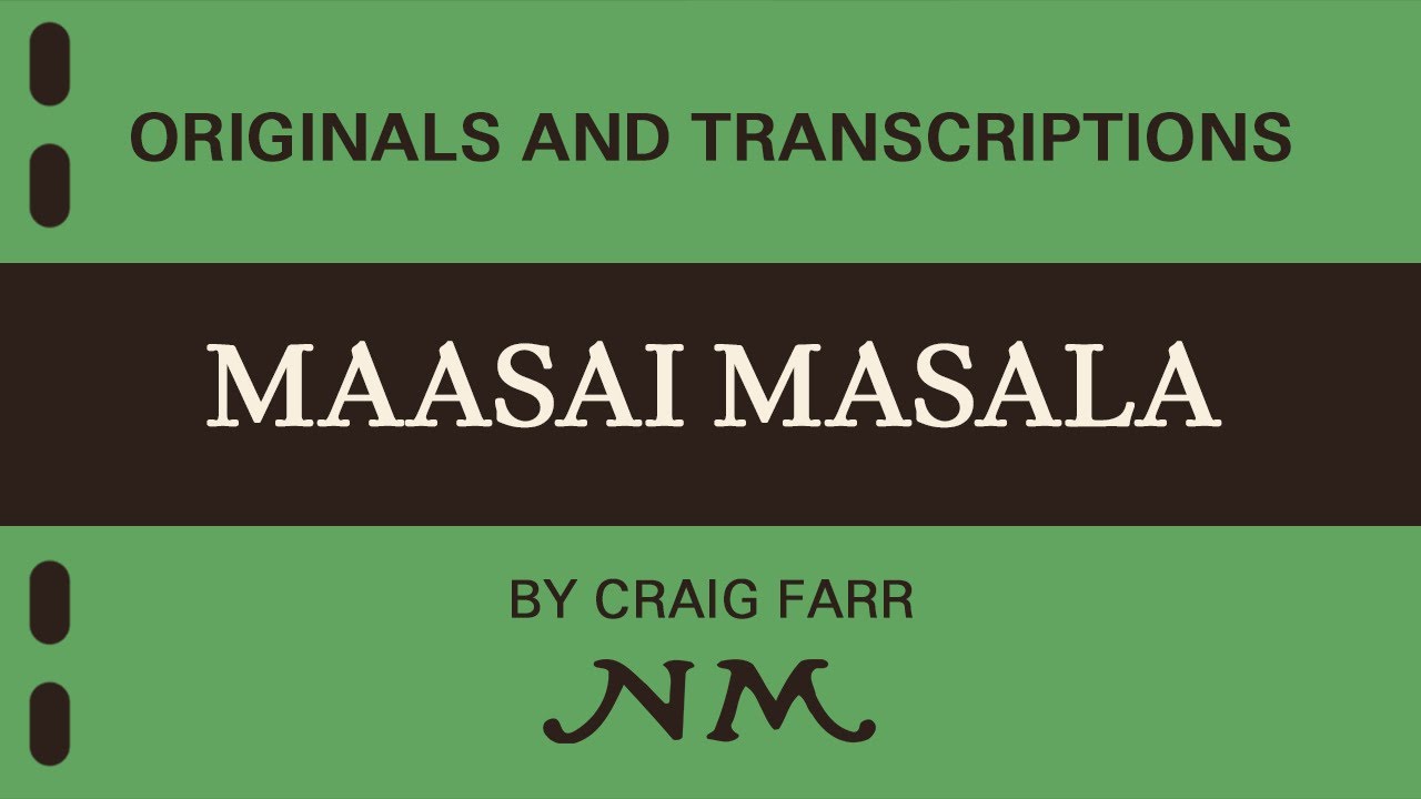 Maasai Masala - Craig Farr. Available for Concert Band, Grade 4,5.