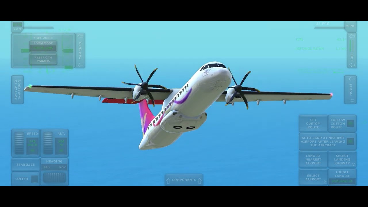 Water landing ATR 72 #TFS #avgeek #ATR72